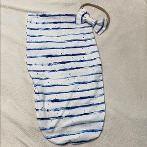 Newborn swaddle sack ! Trendy , great for photos